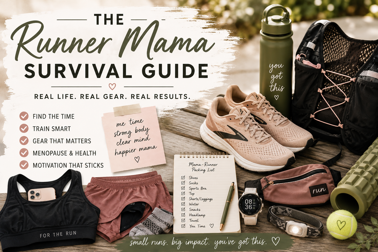 Getting Back into Running in Your 40s: A Realistic Mama’s Guide (Time-Smart Tips + Gear That Actually Works)